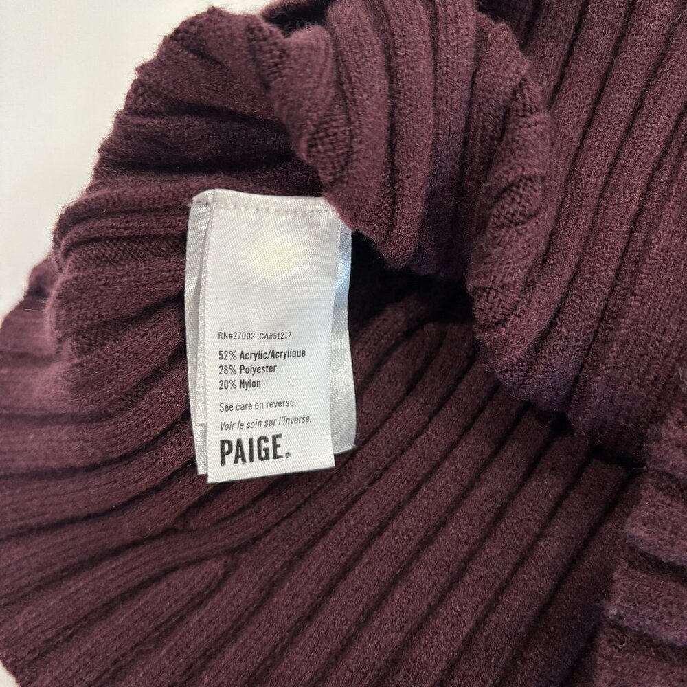 XS Button Up Cardigan V Neck Long Sleeve Soft Stretch Paige Shirin Ribbed Top - Picture 6 of 10